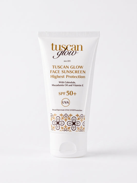 Tuscan Glow Face Sunscreen SPF50+